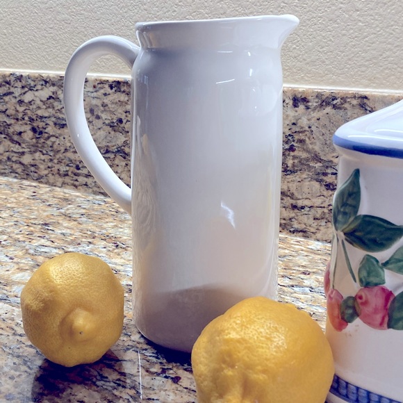 RAE DUNN “Lemonade” Ceramic Pitcher - Picture 4 of 7